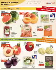 Volantino Mercatò Local Pagina 9: Carote Spalla €0,99, Pomodori ciliegino natura chiama selex €1,49