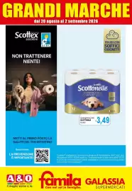 Volantino A&O Pagina 1: Carta igienica 2 veli SCOTTONELLE €3,49