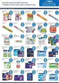 Volantino A&O Pagina 13: Tampax &Go assortiti €3,00, Proteggislip TENA Lights sensitive discreto/normal €2,00