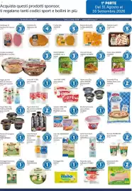 Volantino A&O Pagina 7: Latte Bio GRANAROLO €1,00, Yogurt Hipro 20g Pudding DANONE gusti assortiti €1,00