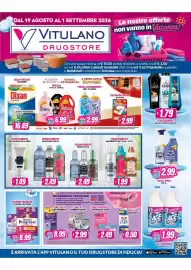 Volantino Vitulano Drugstore Pagina 1: Tesori d'Oriente ammorbidente €1,99, Tesori d'Oriente bagno €2,49
