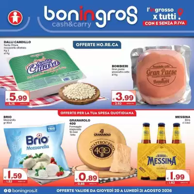 Boningros Cash and Carry (valido fino al 31-08)
