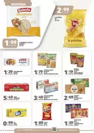 Volantino Vivo Supermercati Pagina 8: Crackers integrali Misura €2,09, Wafer Poker Lago €1,39