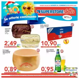 Volantino Sidis Pagina 1: Formaggio Duro Italiano Valcolatte €0,89, Carte d'Or Classico €2,49