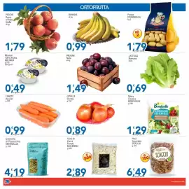 Volantino Sidis Pagina 4: Prugne Nere €1,49, Banane €0,99