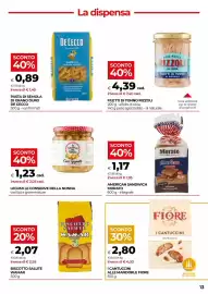 Volantino In Coop Pagina 13: Biscotto salute Wamar €2,07, American Sandwich Morato €1,17