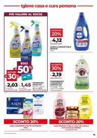 Volantino In Coop Pagina 15: Additivo disinfettante Napisan €4,12, Ammorbidente i concentrati Chanteclair €2,19