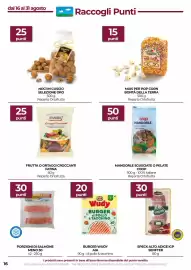 Volantino In Coop Pagina 16: Burger Wudy AIA €20,00, Mandorle sgusciate Coop €1,99