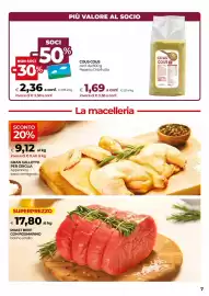 Volantino In Coop Pagina 7: Gran galletto per griglia Appennino tosco romagnolo €9,12, Roast beef con rosmarino €17,80
