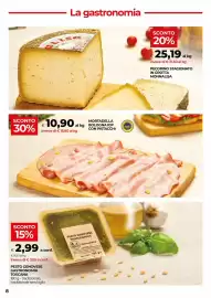 Volantino In Coop Pagina 8: Pecorino stagionato in grotta Monnalisa €25,19, Mortadella Bologna IGP con pistacchi €10,90