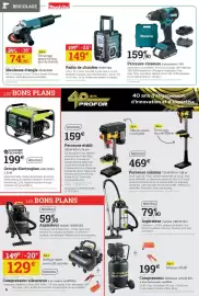 Catalogue Espace emeraude page 6: Makita Meuleuse d'angle 9558HNRG €74,90, Makita Radio de chantier DMR108N €149,00