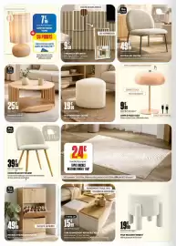 Catalogue L'incroyable page 4: SOLANE Chaise moucheté €39,99, TABLE BASSE 'GISELLE' €25,99