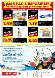 Folleto SPAR semana 34 Página 12: Atún Dorita €1,49, Huevos L €2,69