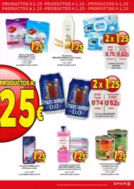 Folleto SPAR semana 34 Página 5: Manjares básico body gotitas avena €1,25, Spar comida para perro bocaditos €1,25