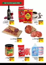 Folleto SPAR semana 34 Página 9: Plus max frescura azul €3,25, Morcón ibérico LAS VEGAS ALTAS €7,25