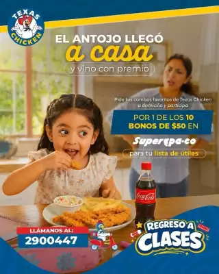 Texas Chicken (válido hasta 2-10)