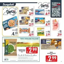 Volantino Deco Maxistore Pagina 12: Frosta burger di salmone/merluzzo €2,29, Findus filetti di platessa impanati €4,99