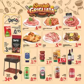Volantino Deco Maxistore Pagina 7: Puntine di suino €5,99, Coscioetto di pollo aromatizzato per brace €3,99