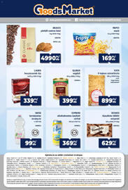 Goods Market akciós újság Oldal 4: Lagris hosszúszemű rizs €339,00, Bravos pörkölt szemes kávé €4.990,00