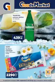 Goods Market akciós újság Oldal 1: Ooops! excellence toalettpapír €2.290,00, Traubisoda €439,00