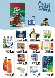 Volantino Al Discount Pagina 3: San Benedetto bibite vari €0,69, Sterilgarda Latte UHT P.S. €2,85