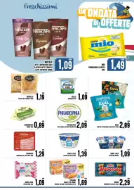 Volantino Al Discount Pagina 7: Teneroni baguette al crudo/ brioche salame €1,69, Santa Lucia Fiocchi di Latte €1,39