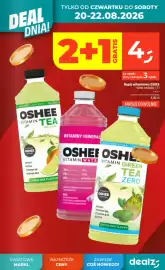 Dealz gazetka tydzień 34 Strona 3: Napój Oshee €4,00, Napój witaminowy Oshee €4,00