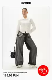 Cropp gazetka tydzień 34 Strona 3: Jeansy damskie szare typu barrel workwear Cropp €139,99