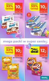 Dealz gazetka tydzień 34 Strona 15: Wafelki Knoppers €10,00, Batoniki Kinder Tronky €10,00