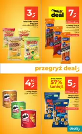 Dealz gazetka tydzień 34 Strona 27: Chipsy Pringles €4,50, Chrupki kukurydziane Buggy Corn €3,00