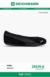Deichmann gazetka tydzień 34 Strona 10: Baleriny Puma €259,99