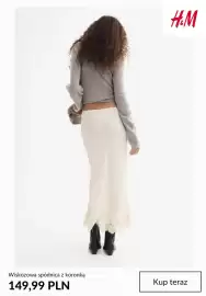 H&M gazetka tydzień 34 Strona 11: Spódnica wiskozowa z koronką H & M €149,99