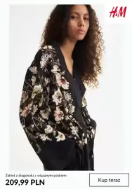H&M gazetka tydzień 34 Strona 12: Żakiet z diagonalu z wiązanym paskiem H & M €209,99