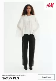 H&M gazetka tydzień 34 Strona 3: Bluzka wiskozowa z marszczeniem H & M €169,99