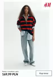 H&M gazetka tydzień 34 Strona 5: Sweter z suwakiem u góry H & M €169,99