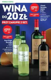 Żabka gazetka | Alkohole Strona 2: Wino białe wytrawne Pinot Grigio Roccialta €17,99