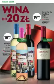 Żabka gazetka | Alkohole Strona 6: Wino białe wytrawne Miratejo €18,99, Wino czerwone wytrawne Santa Martha Red Blend €19,99