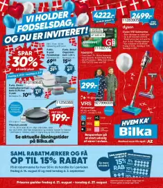 Bilka tilbudsavis uge 34 Side 1: SPAR 30% på småt plast, Dyson Dyson V10 Submarine €2.499,00