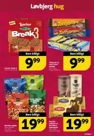 Løvbjerg tilbudsavis uge 34 Side 7: Nordthy nødder €19,99, Nordthy vaffelrør el. Quickbury skære kager €19,99