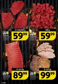 Løvbjerg tilbudsavis uge 34 Side 8: Frey steaks €59,99, Frey roastbeef €89,99