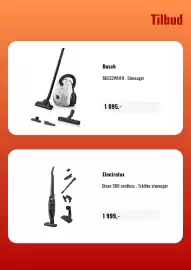 Skousen kundeavis uke 34 Side 4: Electrolux Clean 500 cordless €1.999,00, Bosch BGLS2WH1H , Støvsuger €1.095,00