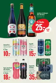 Min Købmand tilbudsavis uge 34 Side 16: Jacobsen, Grimbergen eller 1664 Blanc €25,00, Royal eller Heineken (6 x 33 cl) €35,00
