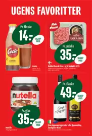 Min Købmand tilbudsavis uge 34 Side 3: Nutella €35,00, Hakket Dansk Okse- og Grisekød 8-12% €35,00