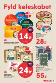 SPAR tilbudsavis uge 34 Side 12: Them Skæreost €55,00, Président €28,00