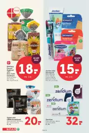 SPAR tilbudsavis uge 34 Side 20: Zendium €32,00, Kohberg - Favorit Rugbrød / Grov Café Sandwich €18,00
