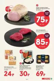 SPAR tilbudsavis uge 34 Side 3: Kyllingefilet med Røstikartofler €69,00, Peka Flødekartofler €24,00