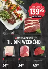 MENY tilbudsavis uge 34 Side 12: NAKKEFILET AF DANSK GRIS €34,95, RIBBENSSTEG AF DANSK GRIS €34,95