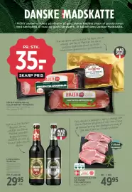 MENY tilbudsavis uge 34 Side 19: Skaftkoteletter af dansk Frilandsgris €49,95, Limfjords-Porter €29,95