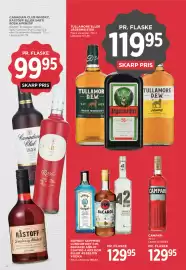 MENY tilbudsavis uge 34 Side 22: Canadian Club, Råstoff eller Sarti Rosa Aperitif €99,95, Campari €129,95
