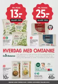 MENY tilbudsavis uge 34 Side 4: Grøn Balance økologisk smør €25,00, Grøn Balance økologisk pasta €10,00